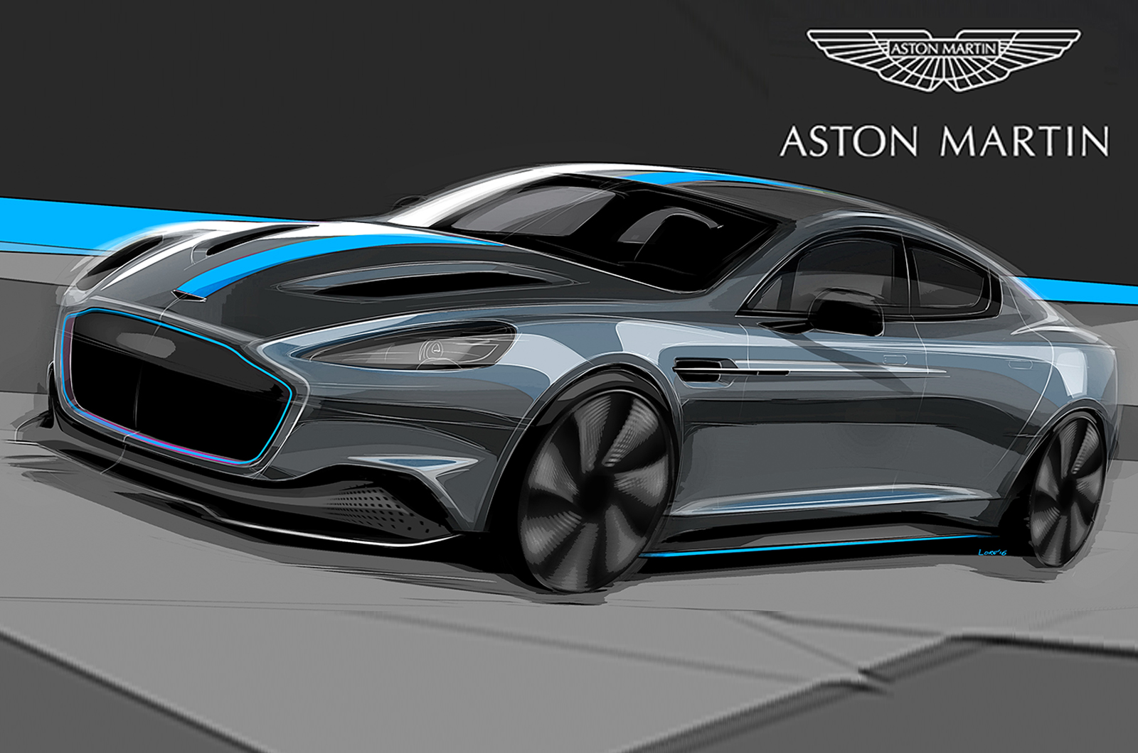 Aston Martin RapidE подтвердил производство